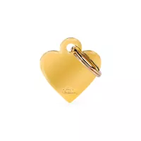 Personalised Heart Tag (Small) - Gold Personalised Heart Tag (Small) - Gold