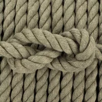 Green Cotton Twisted Rope - Ø 10 mm Green Cotton Twisted Rope - Ø 10 mm
