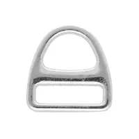 Nickel Plated 15 x 3 mm Harness Triangle D-ring Nickel Plated 15 x 3 mm Harness Triangle D-ring