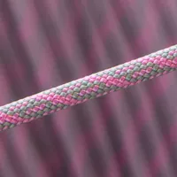 Bubble Gum Pink & Smoke Grey - Helix DNA Paracorde 550 Type III Bubble Gum Pink & Smoke Grey - Helix DNA Paracorde 550 Type III