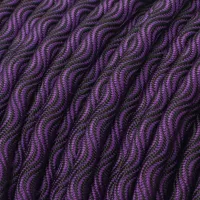 Lila & Schwarz 10 mm Smooth Wave Cord Lila & Schwarz 10 mm Smooth Wave Cord