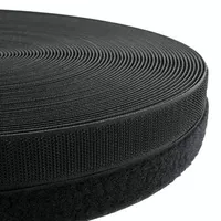 Noir 25mm Bande de Velcro Noir 25mm Bande de Velcro