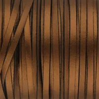 Metallic Bronze - Kangaroo Leather Lace - 3 mm Metallic Bronze - Kangaroo Leather Lace - 3 mm