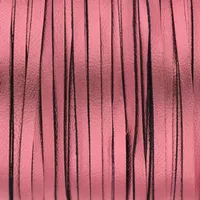 Metallic Fuchsia - Kangaroo Leather Lace - 3 mm Metallic Fuchsia - Kangaroo Leather Lace - 3 mm