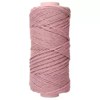Lavender Pink 3 mm. Macramé Cotton Cord (Single Strand) - 150 m Lavender Pink 3 mm. Macramé Cotton Cord (Single Strand) - 150 m