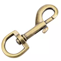 Antique Brass Snap Hook 80 mm - Ø 17 mm Antique Brass Snap Hook 80 mm - Ø 17 mm