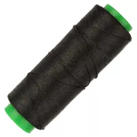 Black 1 mm Waxed Polyester Cord Black 1 mm Waxed Polyester Cord