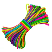 Neon Rainbow - Dip Dye Paracord 550 Type III (Ca 30 m) Neon Rainbow - Dip Dye Paracord 550 Type III (Ca 30 m)