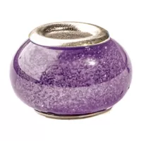 Funkelnde Acrylglas Perle - Violett Funkelnde Acrylglas Perle - Violett