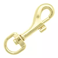 Gold Snap Hook 55 mm - Ø 7 mm Gold Snap Hook 55 mm - Ø 7 mm