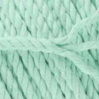 Pastel Mint 5 mm Macramé Twisted Cotton Rope Pastel Mint 5 mm Macramé Twisted Cotton Rope
