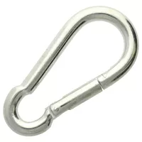 Verzinkt Karabiner 10 cm x 10 mm Verzinkt Karabiner 10 cm x 10 mm