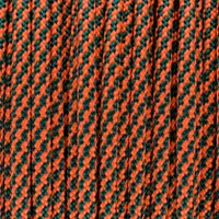 Teal & Neon Orange Spiral Paracord 550 Type III Teal & Neon Orange Spiral Paracord 550 Type III