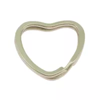 Schlüsselanhänger Ring in Herzform 31 x 3 mm Schlüsselanhänger Ring in Herzform 31 x 3 mm