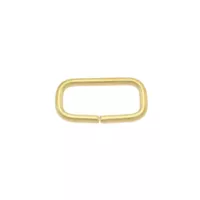 Quadratische Ringe 'Messing' 17 x 3 mm Quadratische Ringe 'Messing' 17 x 3 mm