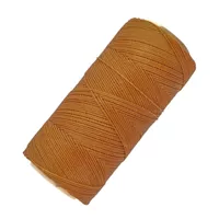 Caramel Brown #498 - 0.75 mm - Linhasita Waxed Polyester Cord (PE-3) Caramel Brown #498 - 0.75 mm - Linhasita Waxed Polyester Cord (PE-3)