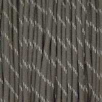 Reflectable Charcoal Grey Paracord Type IV Reflectable Charcoal Grey Paracord Type IV