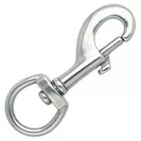 Stainless Steel Snap Hook 90 mm - Ø 20 mm Stainless Steel Snap Hook 90 mm - Ø 20 mm