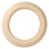 33 mm Makramee Holz Kreis Ring 33 mm Makramee Holz Kreis Ring