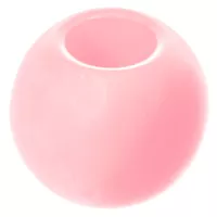 Runde Kunststoffperle - Pastel Rosa Runde Kunststoffperle - Pastel Rosa