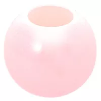 Runde Kunststoffperle - Shiny Pastel Rosa Runde Kunststoffperle - Shiny Pastel Rosa