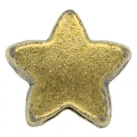 Metallperle Star - Antikes Messing Metallperle Star - Antikes Messing