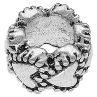 Metallperle Hearts - Silber Metallperle Hearts - Silber