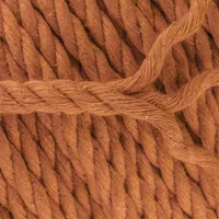 Hazel Brown 5 mm Macramé Twisted Cotton Rope Hazel Brown 5 mm Macramé Twisted Cotton Rope