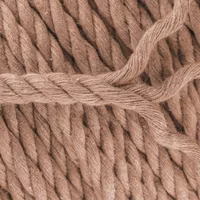 Mocha Brown 5 mm Macramé Twisted Cotton Rope Mocha Brown 5 mm Macramé Twisted Cotton Rope