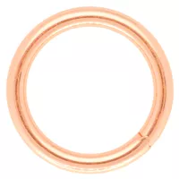 Rose Gold 25 x 4 mm O-Ring Rose Gold 25 x 4 mm O-Ring