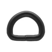 Schwarz 10 x 2 mm D-Ring Schwarz 10 x 2 mm D-Ring