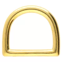 Messing 27 x 5 mm D-Ring Messing 27 x 5 mm D-Ring