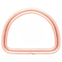Roségold 40 x 5 mm D-Ring Roségold 40 x 5 mm D-Ring