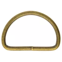 Antik Messing 50 x 4.5 mm D-Ring Antik Messing 50 x 4.5 mm D-Ring