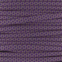 Charcoal Gris & Pourpre Diamonds Paracord 550 Type III Charcoal Gris & Pourpre Diamonds Paracord 550 Type III