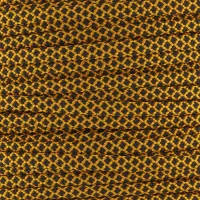 Goldenrod & Noir Diamonds Paracord 550 Type III Goldenrod & Noir Diamonds Paracord 550 Type III