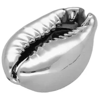 Metallperle Sea Shell - Silber Metallperle Sea Shell - Silber