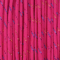 Fuchsia Glitter Paracord 550 Type III Fuchsia Glitter Paracord 550 Type III