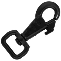 Black Snap Hook 49 mm - ⧄ 13 mm Black Snap Hook 49 mm - ⧄ 13 mm