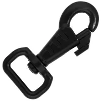 Black Snap Hook 49 mm - ⧄ 16 mm Black Snap Hook 49 mm - ⧄ 16 mm
