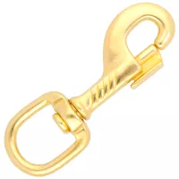 Brass Snap Hook 76 mm - Ø 13 mm Brass Snap Hook 76 mm - Ø 13 mm
