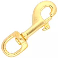 Brass Snap Hook 80 mm - Ø 14 mm Brass Snap Hook 80 mm - Ø 14 mm