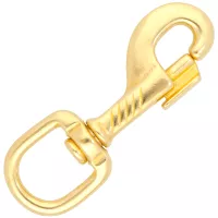 Solid Brass Snap Hook 82 mm - Ø 18 mm Solid Brass Snap Hook 82 mm - Ø 18 mm