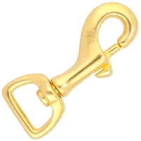 Solid Brass Snap Hook 74 mm - ⧄ 20 mm Solid Brass Snap Hook 74 mm - ⧄ 20 mm