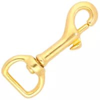 Solid Brass Snap Hook 75 mm - ⧄ 22 mm Solid Brass Snap Hook 75 mm - ⧄ 22 mm