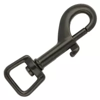 Black Snap Hook 77 mm - ⧄ 17 mm Black Snap Hook 77 mm - ⧄ 17 mm