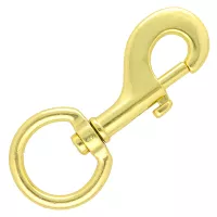 Brass Plated Snap Hook 101 mm - Ø 29 mm Brass Plated Snap Hook 101 mm - Ø 29 mm