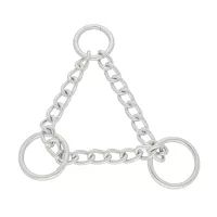 Verchromt 22 cm Martingalkette (O-Ringe) Verchromt 22 cm Martingalkette (O-Ringe)