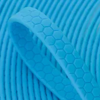 PVC HEXA Coated Webbing 'Sky Blue' 10 mm PVC HEXA Coated Webbing 'Sky Blue' 10 mm