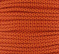 Orange & Red Diamonds Paracord 550 Type III (Tex. PES) Orange & Red Diamonds Paracord 550 Type III (Tex. PES)